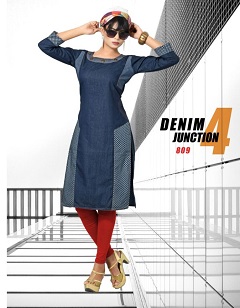 BEAUTIFUL DENIM KURTIS 3xl 46" size