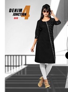 BEAUTIFUL DENIM KURTIS 3xl 46" size