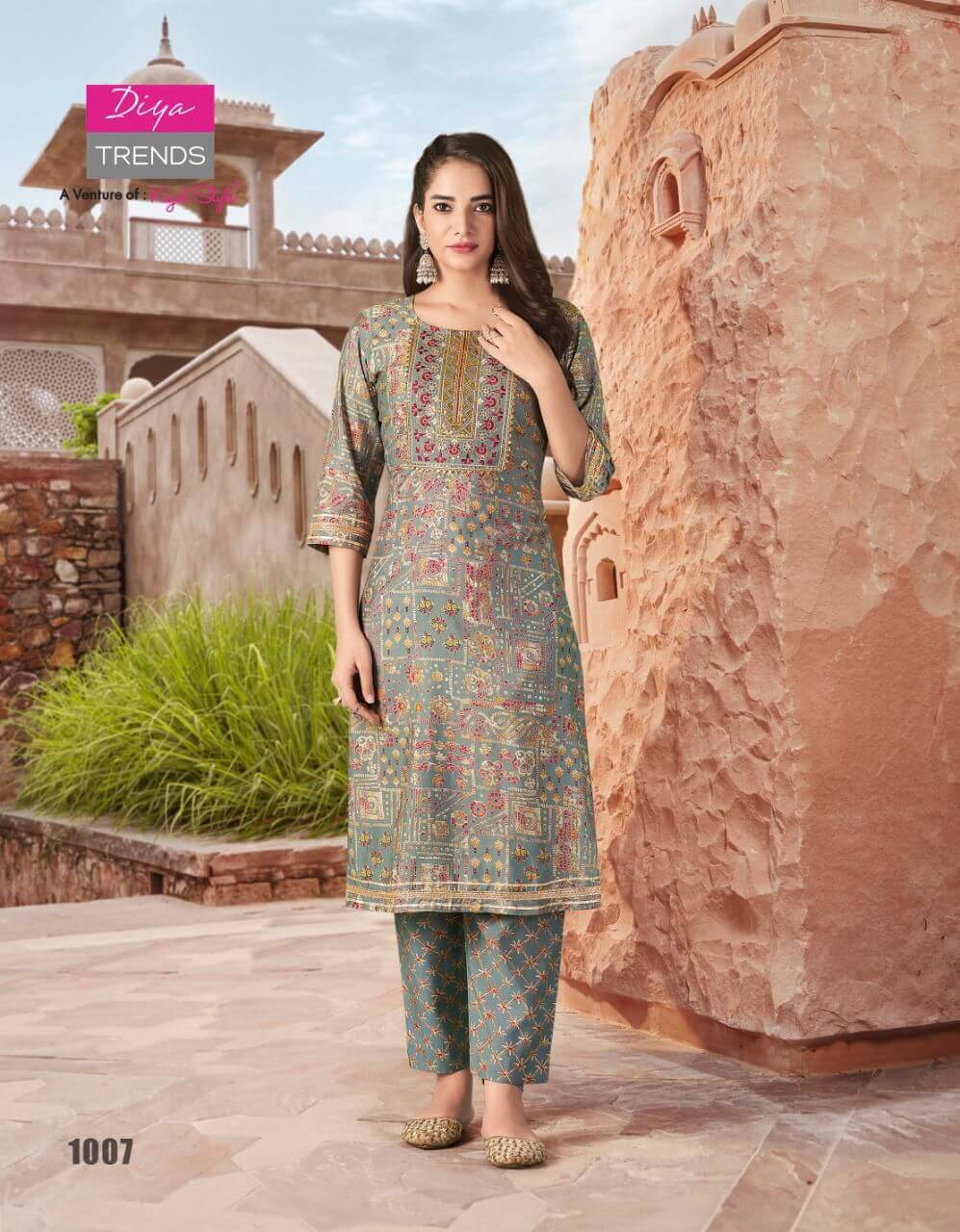Diya Trends Goldy vol 1 Top Bottom Catalog in Wholesale, Buy Full Catalog of Diya Trends Goldy vol 1 at wholesale Price