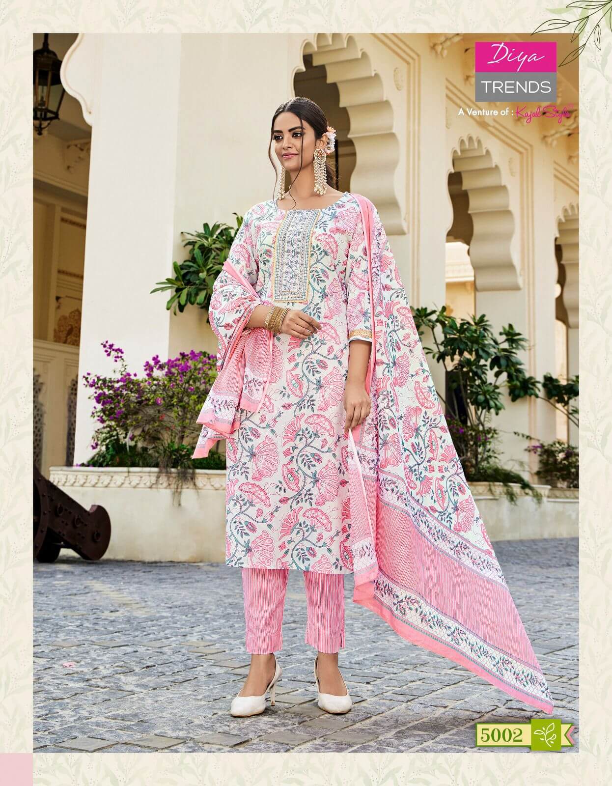 Diya Trends Odhani vol 5 Salwar Suits Catalog, Buy Diya Trends Odhani vol 5 Salwar Suits Catalog at Wholesale Rate Online From Aarvee Creation Vadodara