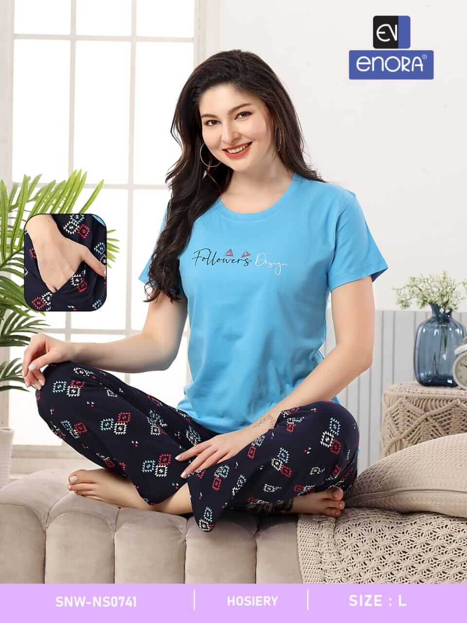 T Shirt With Payjama Night Suit