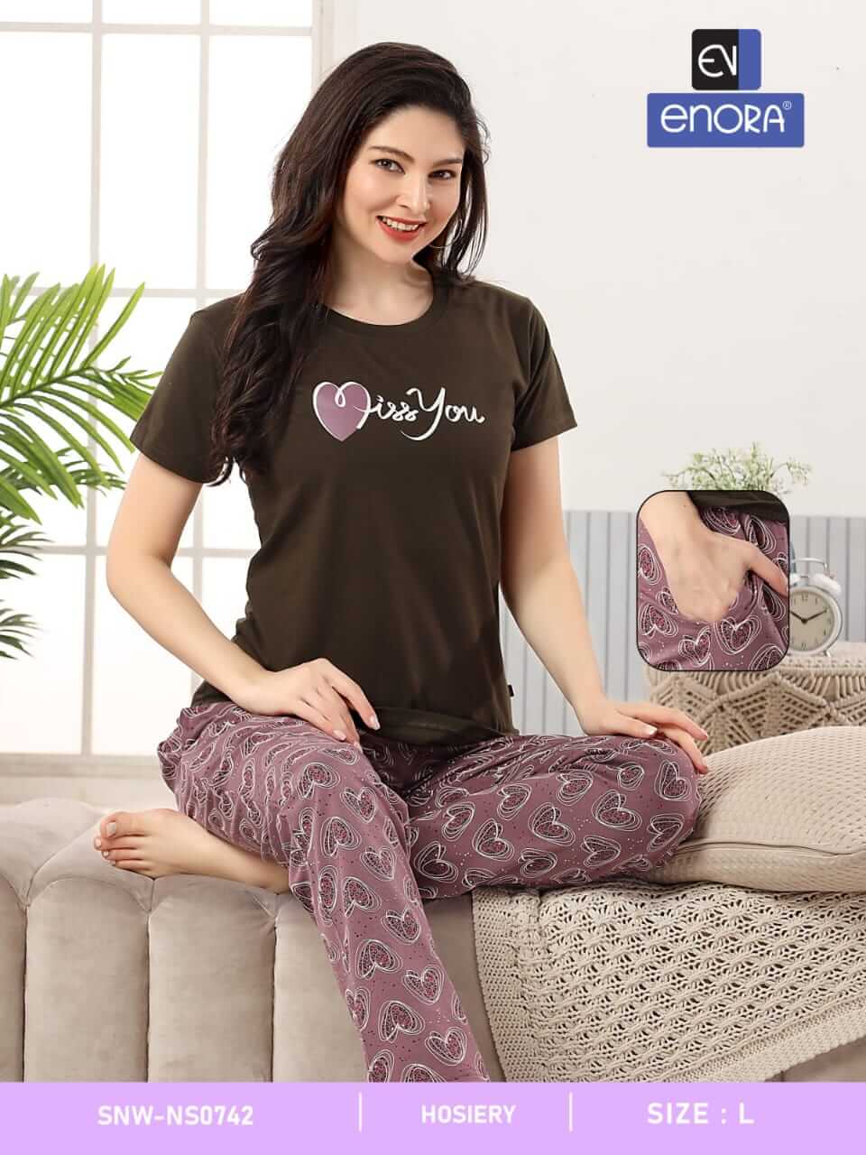 T Shirt With Payjama Night Suit