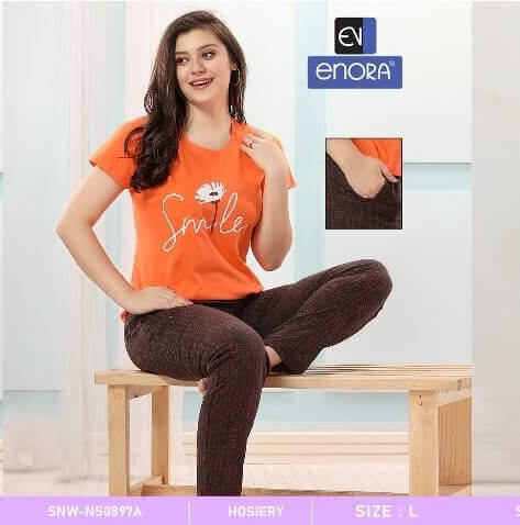 T Shirt With Payjama Night Suit