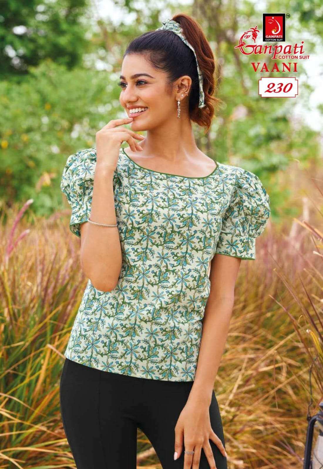 Cotton Printed Western Ladies Tops