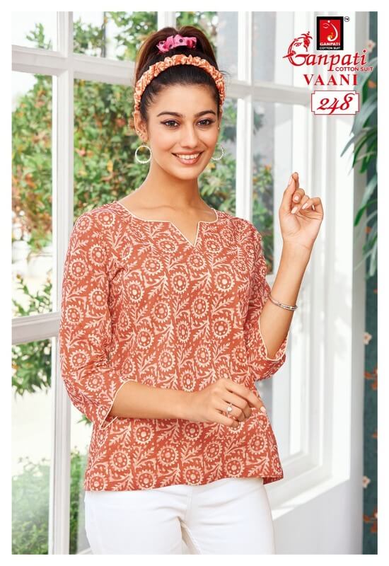 Cotton Printed Short Top Catalog 