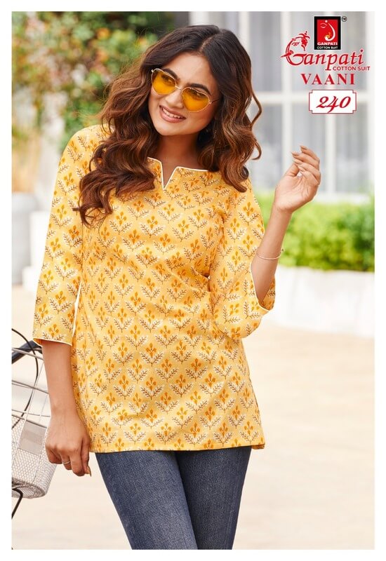 Cotton Printed Short Top Catalog 