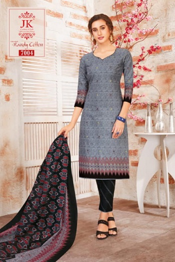 JK Handy Cotton Vol 7 Cotton Dress Materials Wholesale Catalogue. Purchase Cotton Dress Materials for Business online