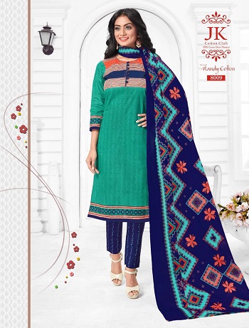 JK Handy Cotton Vol 8 Cotton Dress Materials Wholesale Catalogue. Handy Cotton Vol 8 Cotton Printed Dress Materials in Wholesale Rate For Business