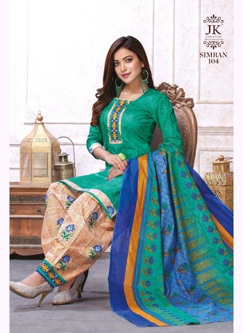 JK Simran Sp Adition Vol 1 Cotton Dress Materials Wholesale Catalog, Buy Simran cotton printed ten designs Dress Materials In Wholesale price