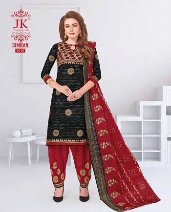 JK Simran Cotton Printed Dress Materials Wholesale Catalogue. Purchase Cotton Dress Materials in bulk at wholesale price online from Gujarat Textile Market
