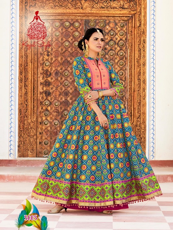 Kajal Style Mastani vol 3 kurtis wholesale catalogue. Buy Kajal Style Latest long gown style kurtis catalogue Mastani vol 3 at wholesale price.