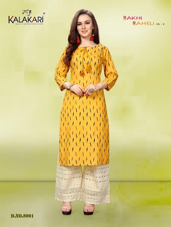 Kalakari Nx Presents Cotton Linen Kurti With Cotton 39 Inch Sifli Work Plazzo Catalogue