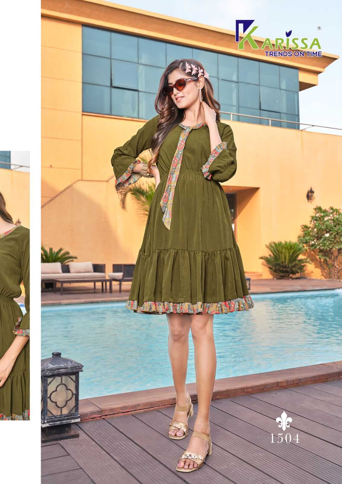 Karissa Glamour Western One Piece Tunic Catalog in Wholesale, Buy Karissa Glamour Western One Piece Tunic Full Catalog in Wholesale Price Online From Aarvee Creation, Vadodara