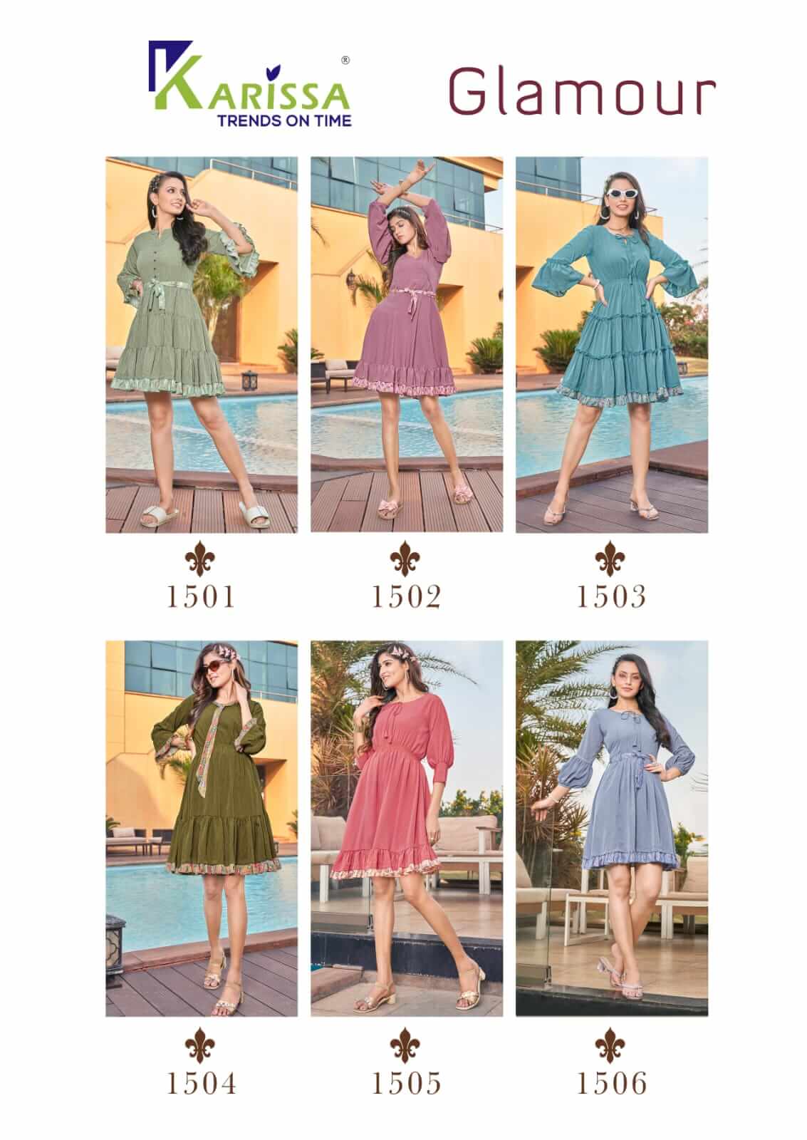 Karissa Glamour Western One Piece Tunic Catalog in Wholesale, Buy Karissa Glamour Western One Piece Tunic Full Catalog in Wholesale Price Online From Aarvee Creation, Vadodara