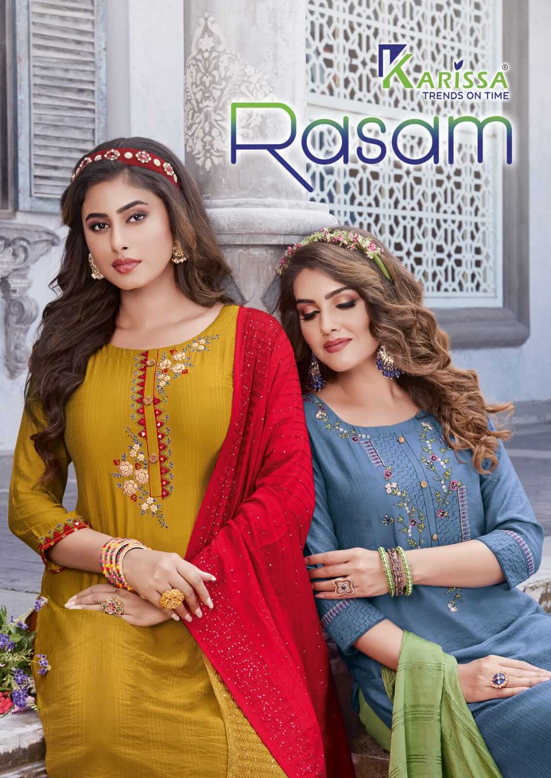 Karissa Rasam Top Pant with Dupatta set Catalog, Buy Karissa Rasam Top Pant with Dupatta set Full Catalog at Wholesale Rate