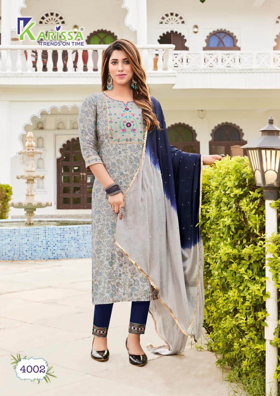 Karissa Siya vol 4 Readymade Dress Catalog in Wholesale Price, Purchase Karissa Siya volume 4 Readymade Women Dress Catalog at Wholesale and Manufacturer Rate online