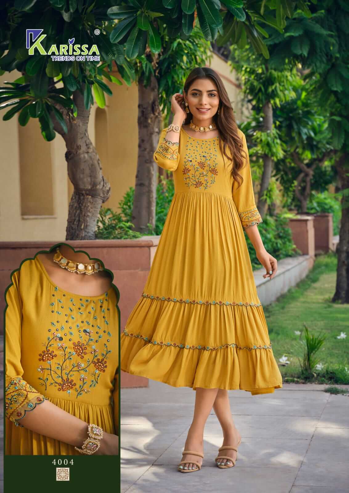 Karissa Zoya Naira Cut Midi Catalog in Wholesale Price, Buy Karissa Zoya Naira Cut Midi Full Catalog in Wholesale Price Online From Aarvee Creation