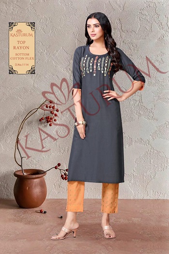 Buy Beige N Sea Green Printed Cotton Silk Kurti Work Wear After Six Wear  Online at Best Price | Cbazaar