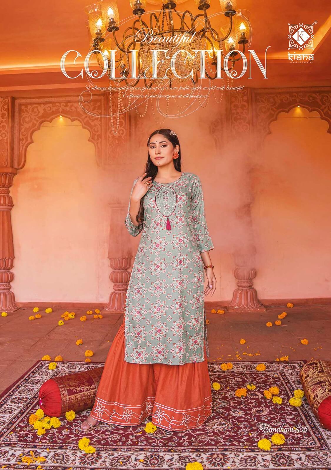Buy Kiana Bandhani Vol 5 Top With Bottom Full Catalog in Wholesale Rate Online From Aarvee Creation India