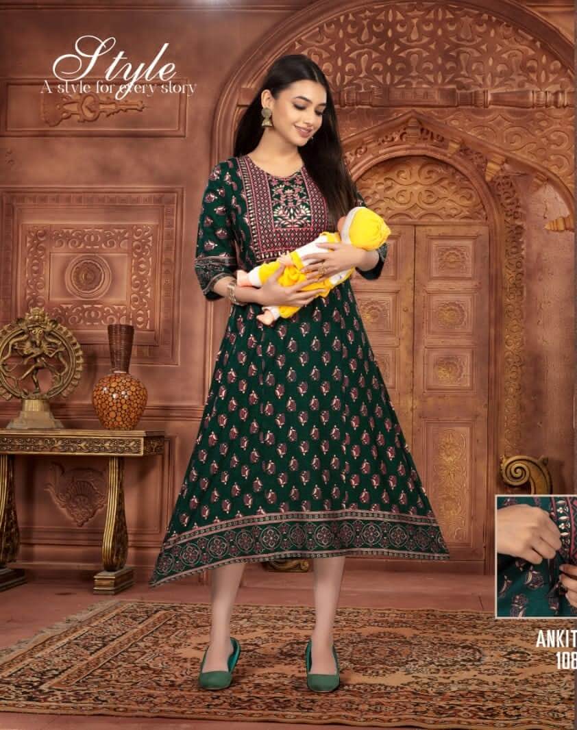 Kinti Ankita Feeding Tops Catalog in Wholesale, Buy Kinti Ankita Feeding Tops Catalog at Manufacturer and Wholesale Price Online From Aarvee Creation, Surat, Vadodara