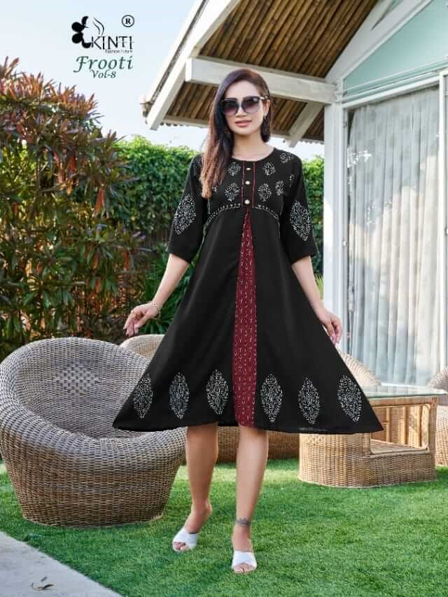 Kinti Frooti vol 8 Low Price Rang Kurtis Catalog in Wholesale, Buy Kinti Frooti vol 8 Low Price Rang Kurtis Full Catalog in Wholesale Price From Aarvee Creation