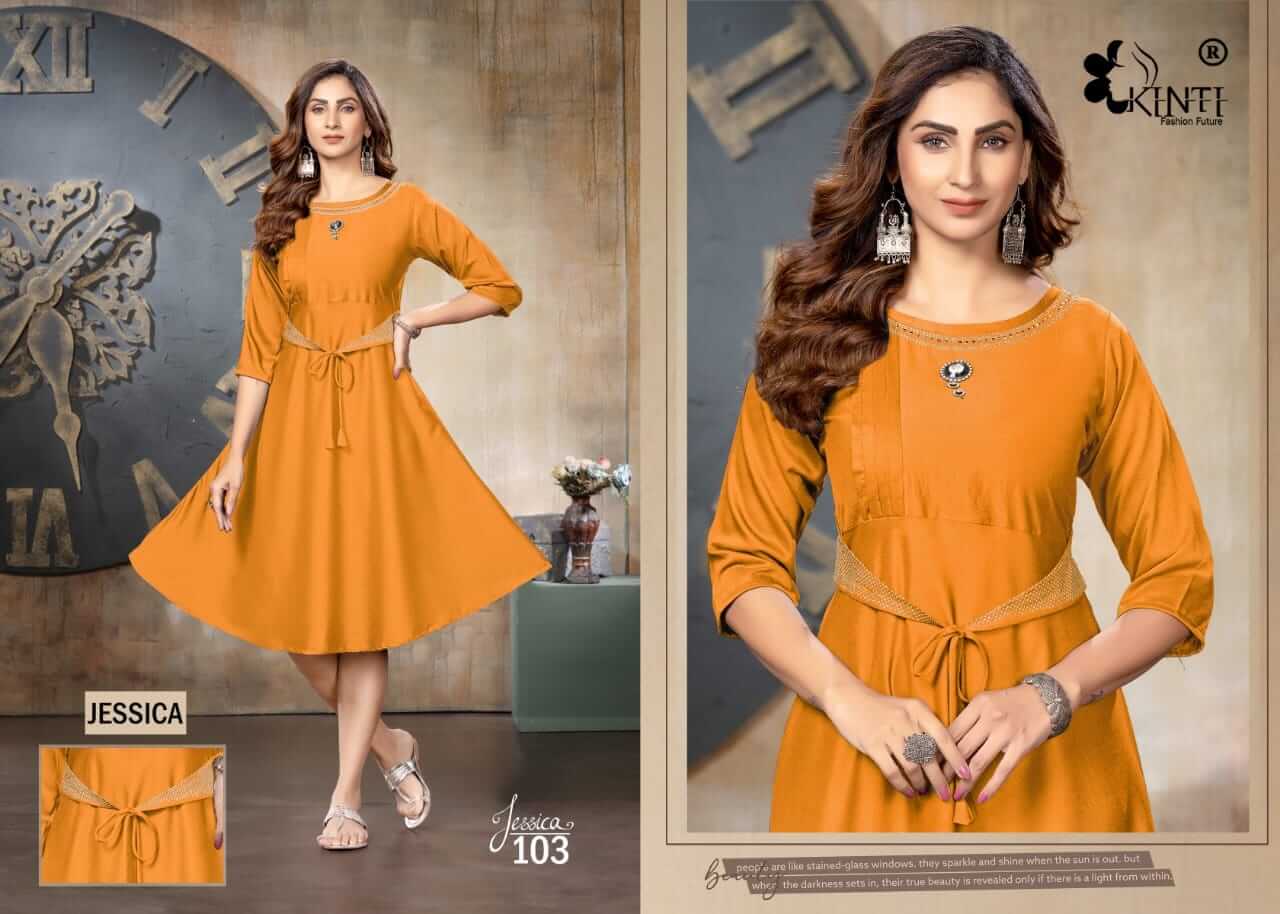 Frock Style Mal Mal Kurti and pant Set – Bonnito