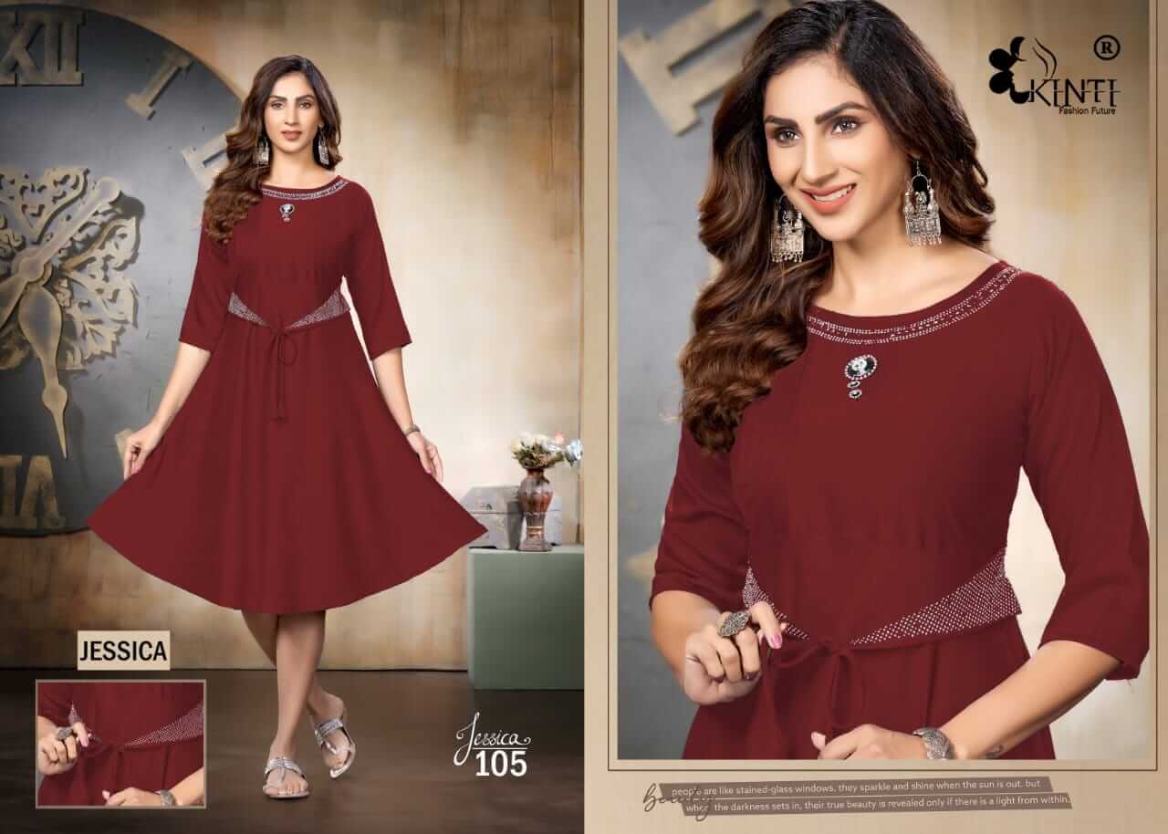 Bonie Naina Heavy Silk With Fancy Designer Frock Style Kurtis Wholesaler  Surat