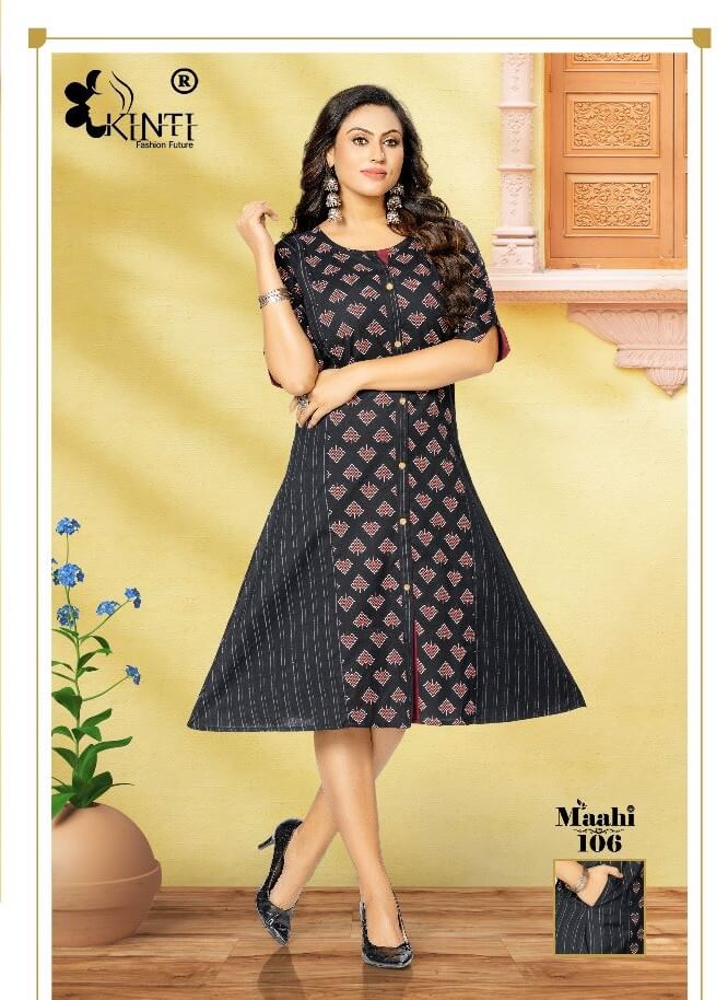 Kinti Maahi Princess Cut Kurtis Wholesale Catalog, Buy Kinti Maahi Princess Cut Kurtis Full Catalog at Wholesale Price From Aarvee Creation, Vadodara, Surat