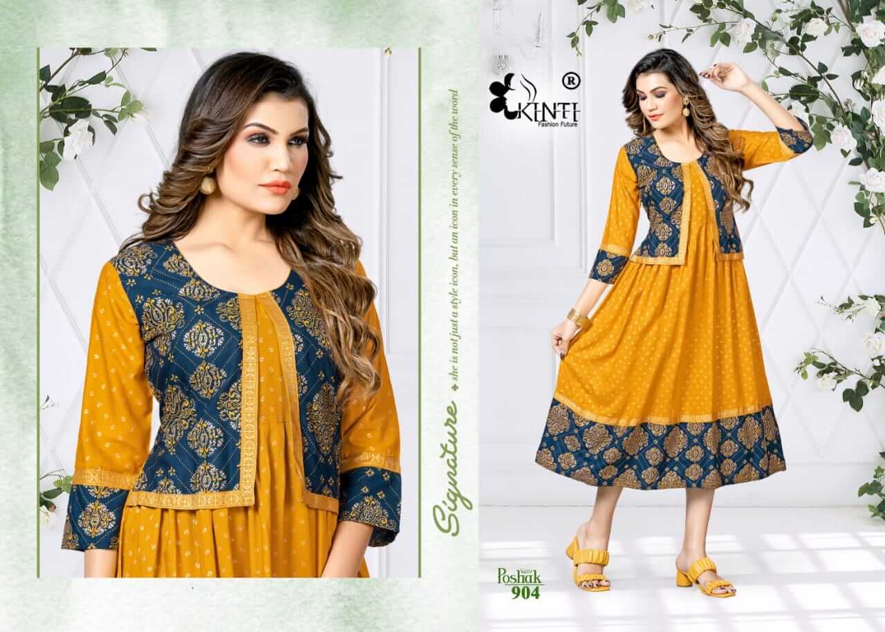 Kinti Poshak vol 9 Kali Kurti with Attached Jacket Catalog, Buy Kinti Poshak vol 9 Kali Kurti with Attached Jacket Full Catalog at Wholesale Rate Online