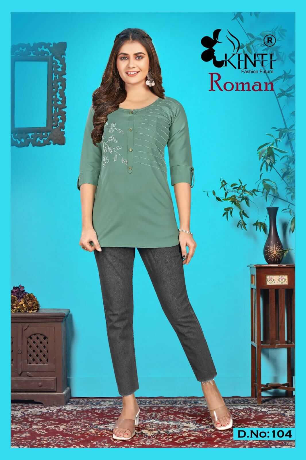 Kinti Roman vol 1 Short Tops Catalog in Wholesale Price, Buy Kinti Roman vol 1 Short Tops Full Catalog in Wholesale Price Online From Aarvee Creation