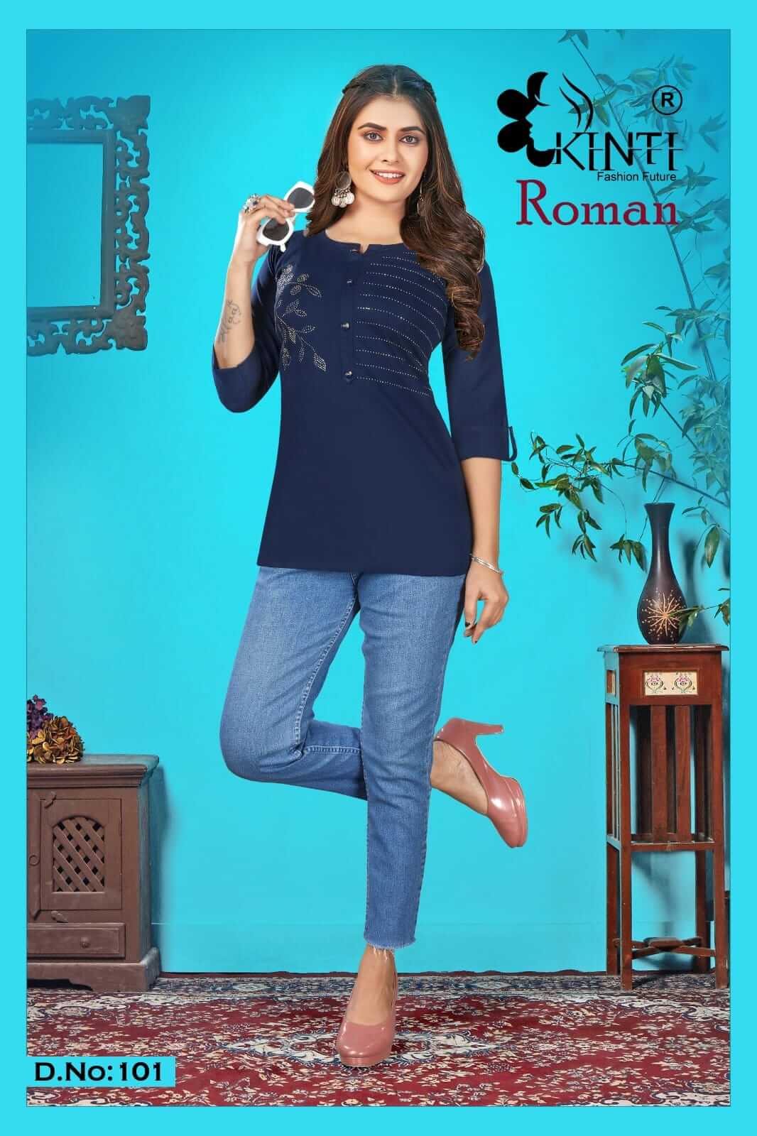 Kinti Roman vol 1 Short Tops Catalog in Wholesale Price, Buy Kinti Roman vol 1 Short Tops Full Catalog in Wholesale Price Online From Aarvee Creation