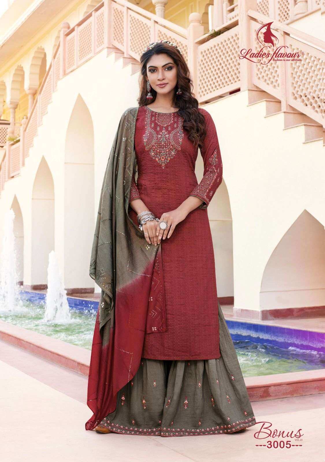 Buy Ladies Flavour Bonus Vol 3 Readymade Dress From Aarvee Creation Wholesale Rate Online In India