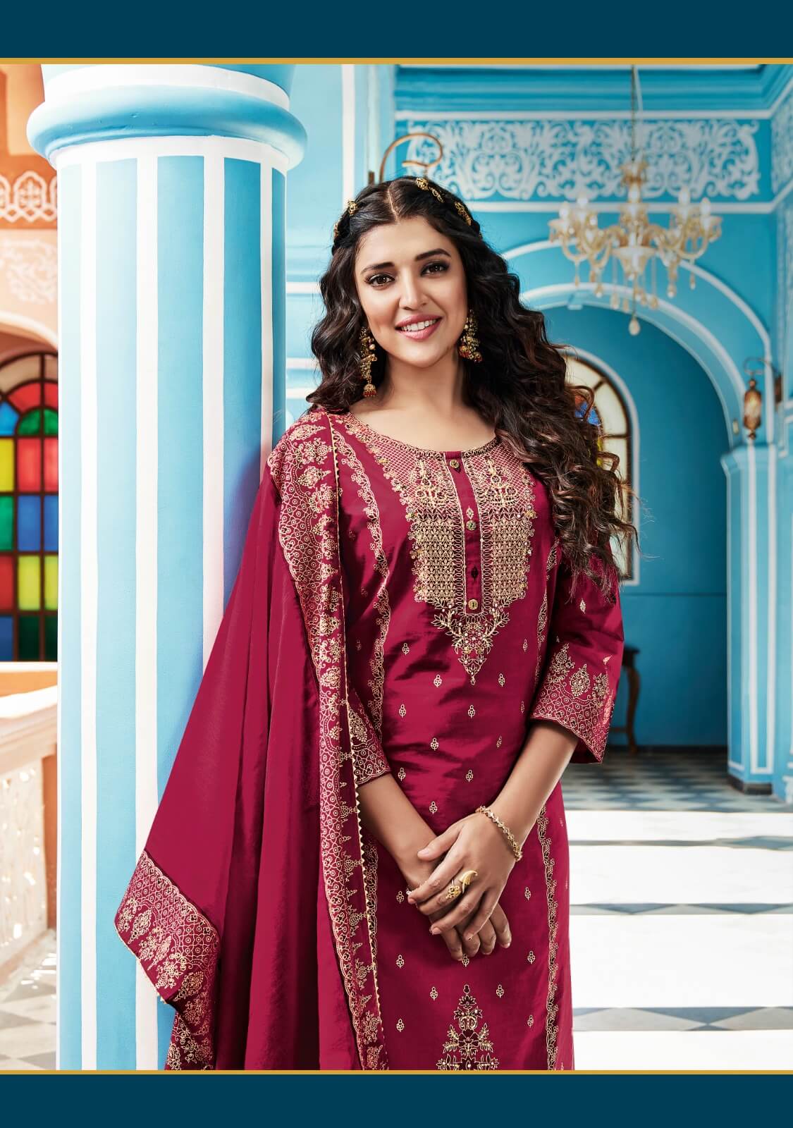 Ladies Flavour Satrangi Cotton Top Bottom Dupatta Set Catalog, Buy Ladies Flavour Satrangi Cotton Top Bottom Dupatta Set Full Catalog in Wholesale Price Online From Aarveee Creation, Vadodara