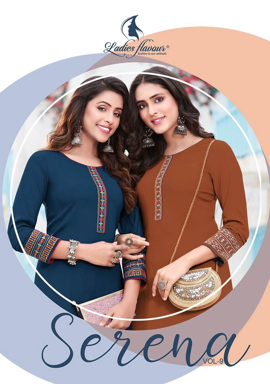 Buy Ladies Flavour Serena Vol 9 Rayon Kurtis Full Catalog At Wholesale Rate Online From Aarvee Creation Vadodara