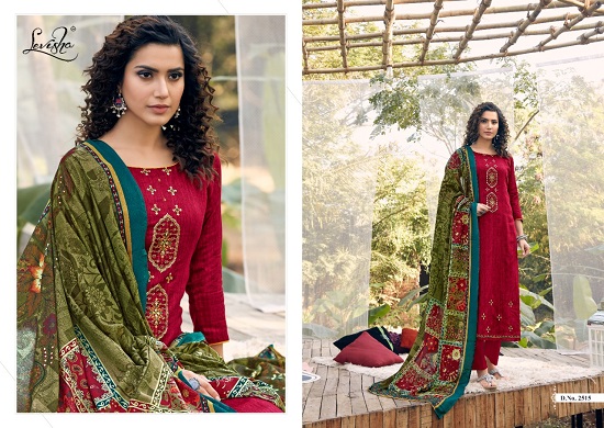 Levisha Etraana wholesale Dress Material Catalog. Levisha Brand ladies Dress Materials catalog etraana at wholesale price.