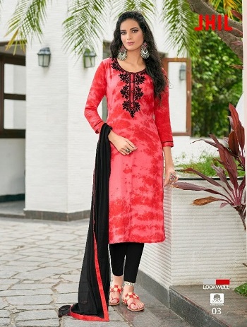 Lookwell Jhil Unstitched Suit Set