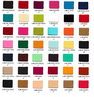 Lux Color Chart