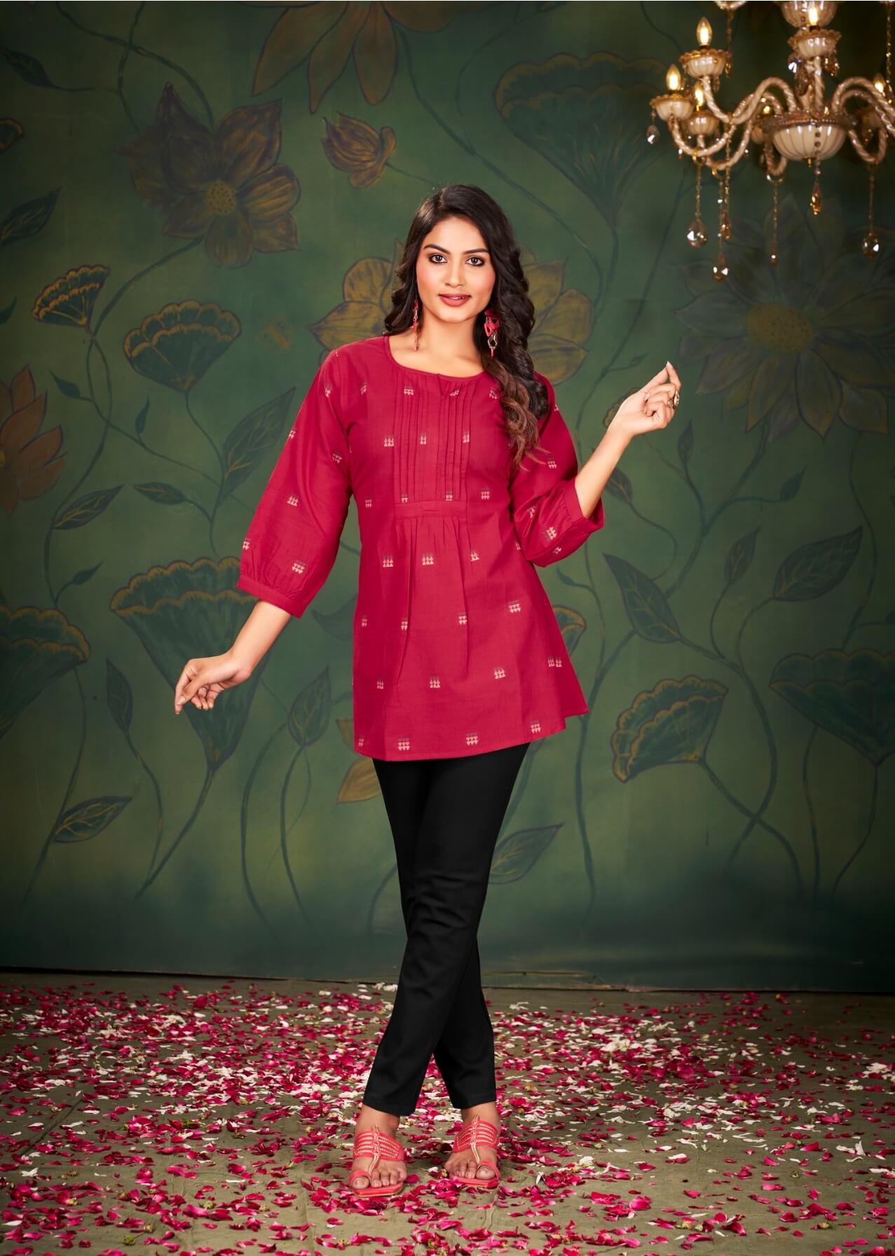 Lymi Zia Cotton Short Tops Catalog in Wholesale, Buy Rangoon Zia Cotton Short Tops Full  Catalog in Wholesale Price Online