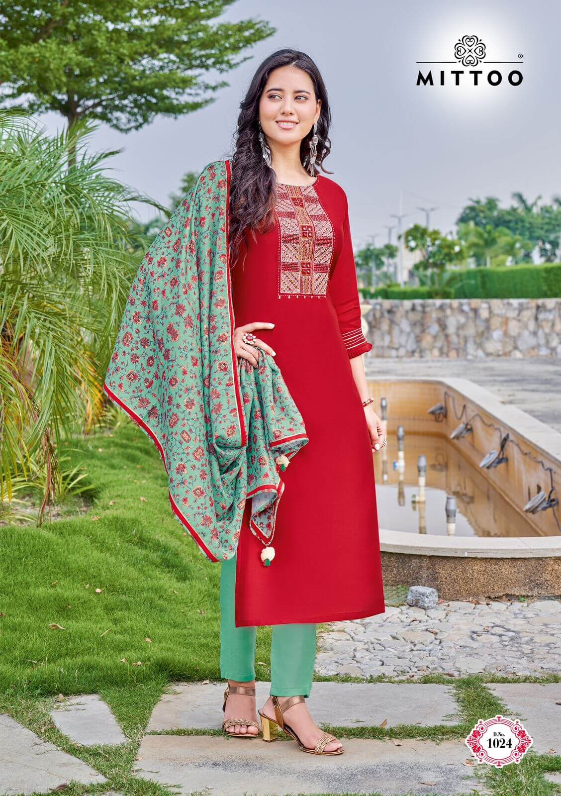 Mittoo Shringar vol 9 Top Bottom Dupatta Set Catalog in Wholesale, Buy Mittoo Shringar vol 9 Top Bottom Dupatta Set Full Catalog in Wholesale Price Online From Aarvee Creation