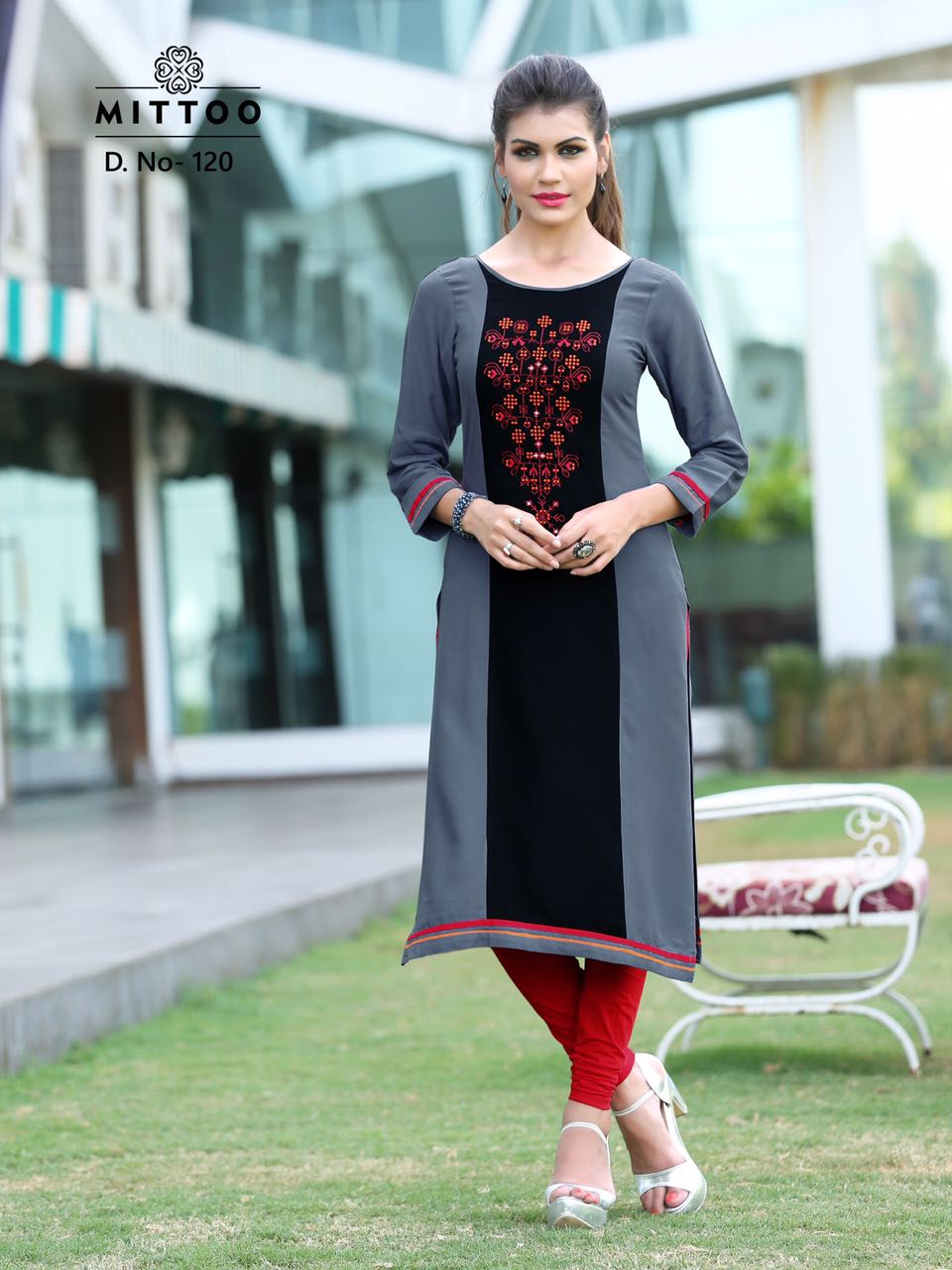 Mittoo panchhi vol 3 designer Rayon Embroidery Kurtis dispatch from 12th sep.