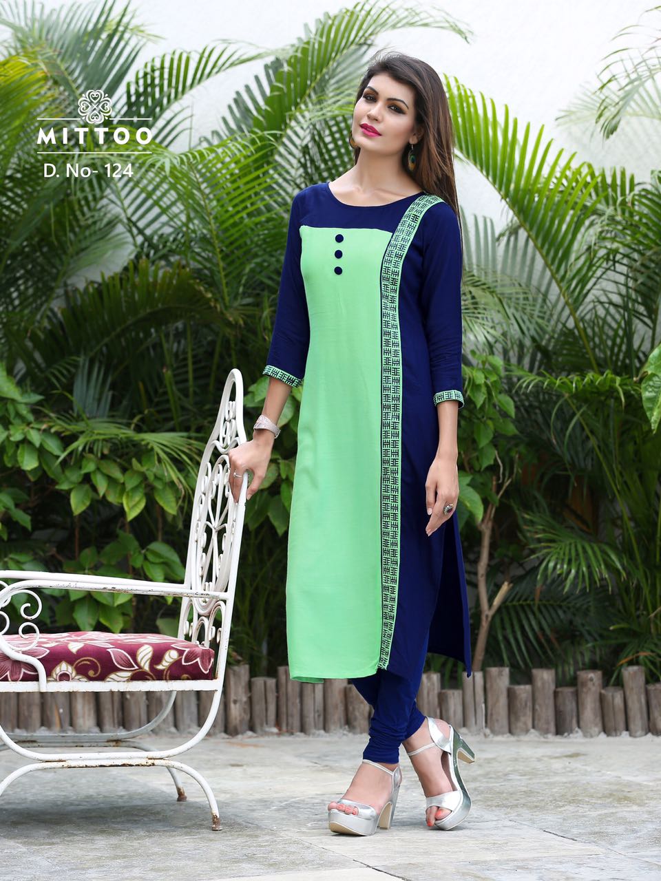 Mittoo panchhi vol 3 designer Rayon Embroidery Kurtis dispatch from 12th sep.