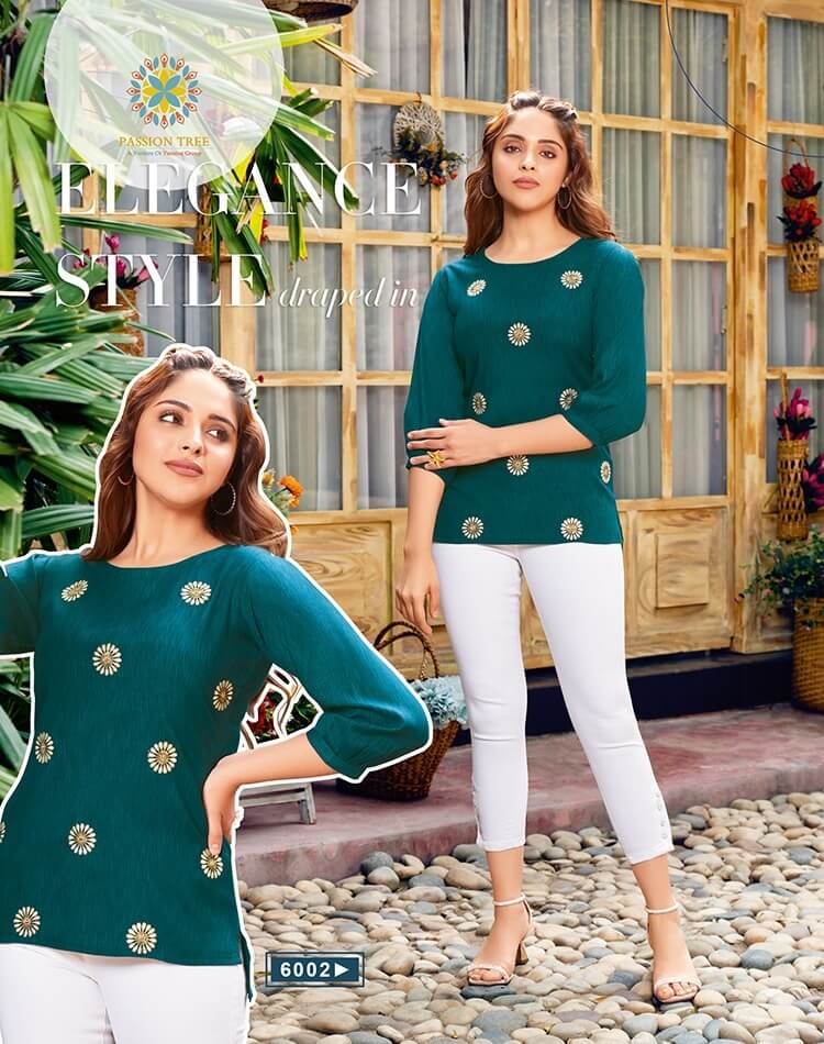 Passion Tree Flair Fiesta vol 1 Short Tops Catalog in Wholesale, Buy Passion Tree Flair Fiesta vol 1 Short Tops Full Catalog in Wholesale Price From Aarvee Creation