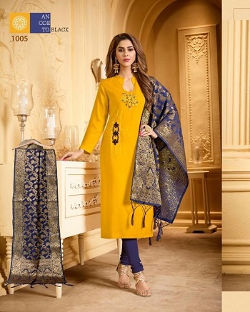 Kajal Style – Shrug Vol 1 – Design Series: 1001, 1002, 1003, 1004, 1005,  1006, 1007, 1008 – Designer Kurti Gown With Shrug Style Pattern In Singles  And Full Catalog – Shrug Vol 1 | Pink, Yellow, Purple – Vijaylakshmi  Creation – Handloom House & Branded ...