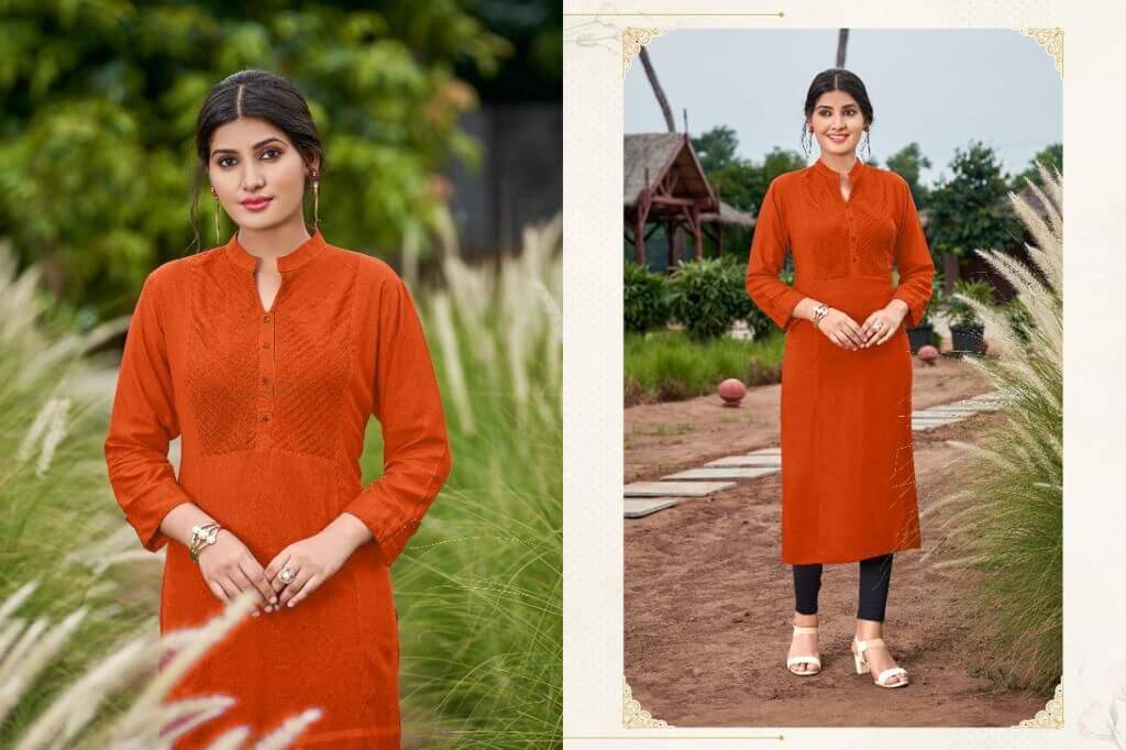 Poonam Pintex Rayon Slub Kurtis Catalog, Buy Poonam Pintex Rayon Slub Kurtis Full Catalog at Wholesale Rate Online