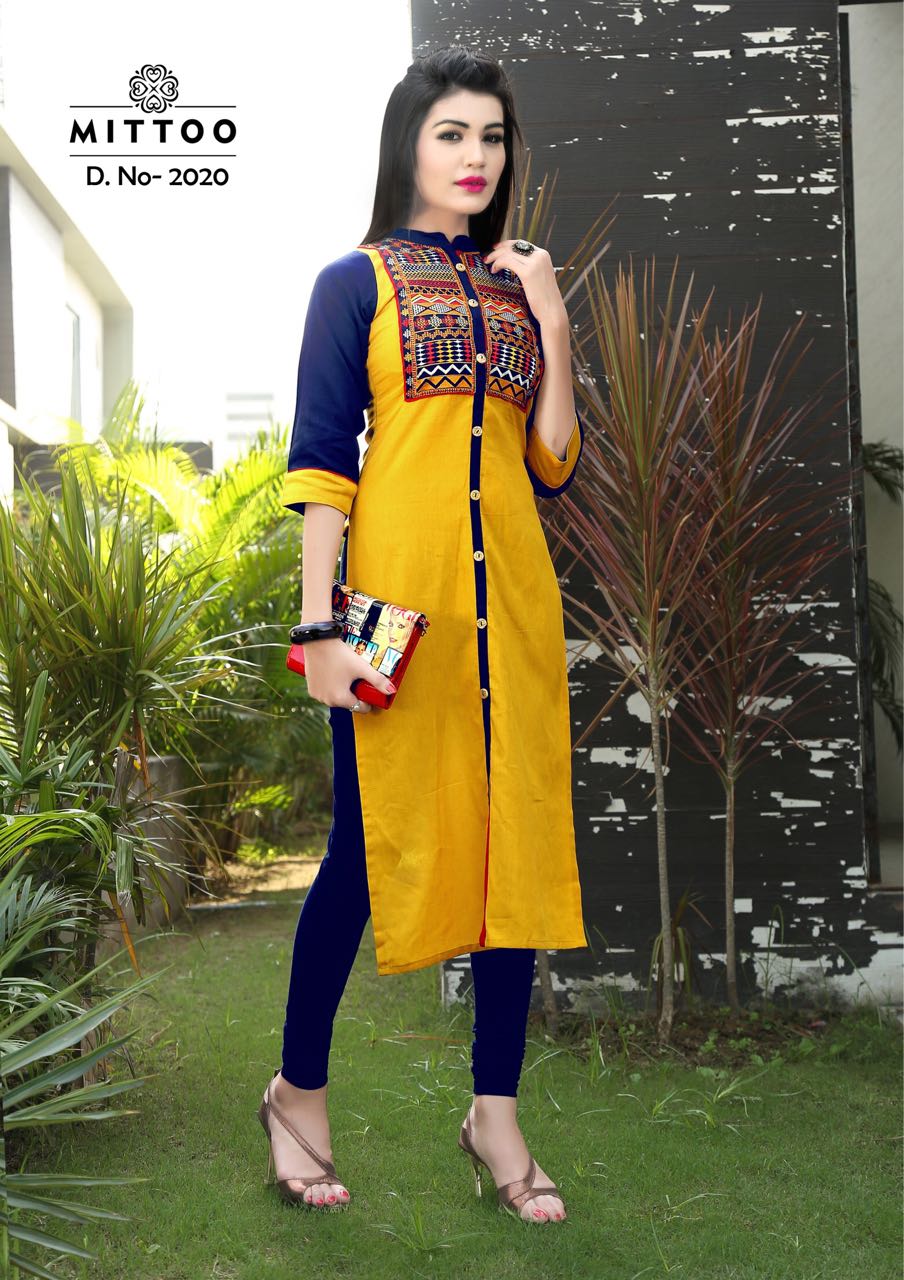 MITTOO PRIYAL VOL 3 BEAUTIFUL LINEN COTTON KURTIS 
