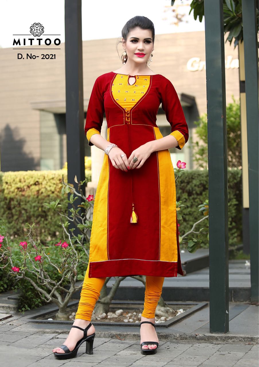 MITTOO PRIYAL VOL 3 BEAUTIFUL LINEN COTTON KURTIS 
