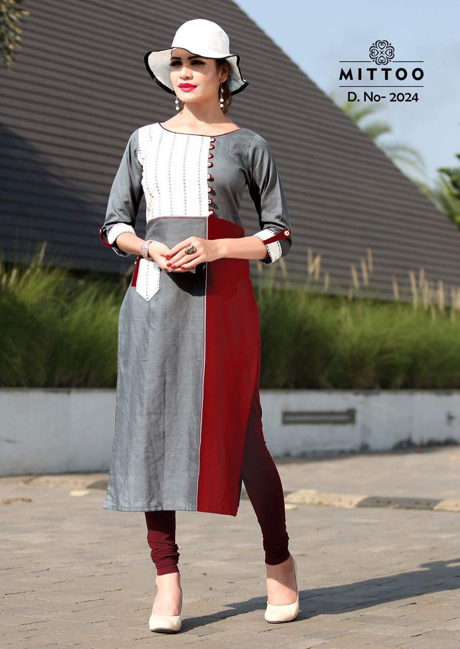 MITTOO PRIYAL VOL 3 BEAUTIFUL LINEN COTTON KURTIS 