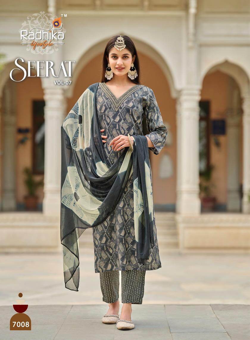 Rayon Printed Top Bottom With Dupatta Readymade Catalog