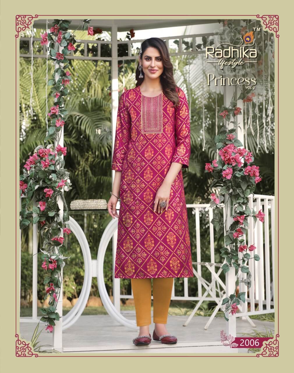 Radhika Lifestyle Princess vol 2 Rayon Kurtis Catalog in Wholesale, Buy Radhika Lifestyle Princess vol 2 Rayon Kurtis 
 Full Catalog in Wholesale Price From Aarvee Creation, Vadodara