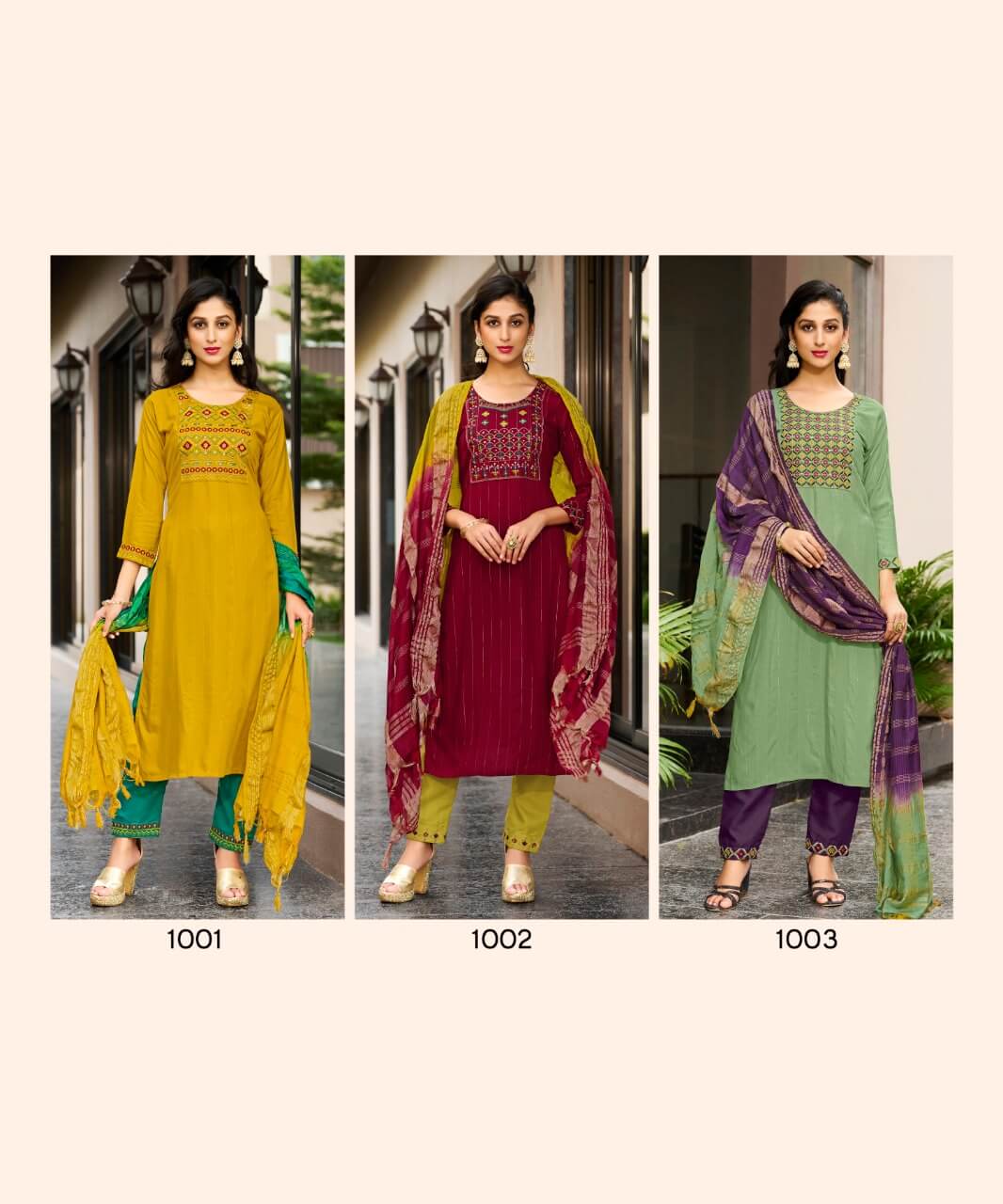 Rangjyot Anusha vol 1 Kurti Pant With Dupatta Set Catalog, Buy Rangjyot Anusha vol 1 Kurti Pant With Dupatta Set Full Catalog at Wholesale Price Online